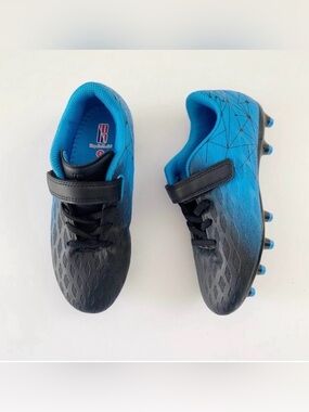 ▪️Deja TuHuella Youth Blue Black Soccer Cleats ~ 3